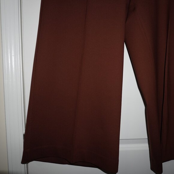 Chico's Brown Wide Leg Pants (Size 4R -2X/20) with Elastic Waist - Picture 3 of 4